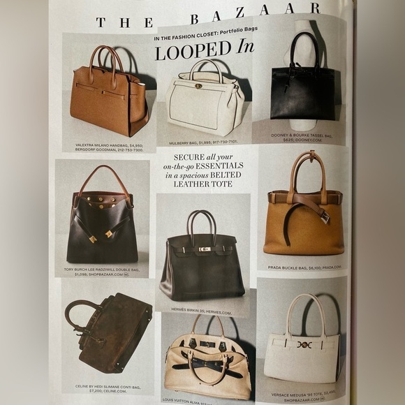 Sherif Genuine Leather Handbag Navy Blue - Picture 12 of 12